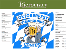 Tablet Screenshot of bierocracy.com